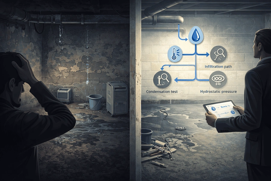 Solving the Mystery: A Step-by-Step Guide to Diagnosing Water in Your Basement